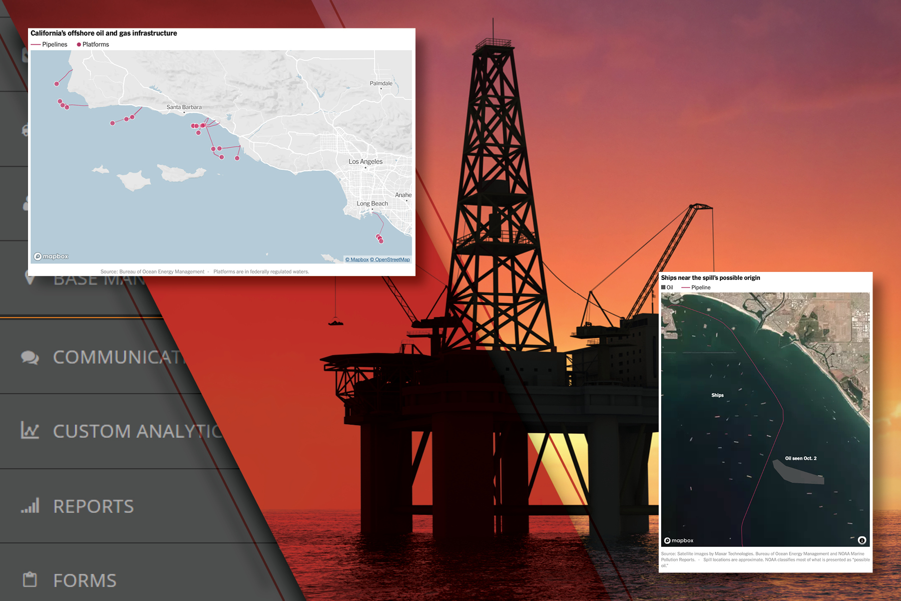 California's offshore oil and gas infrastructure